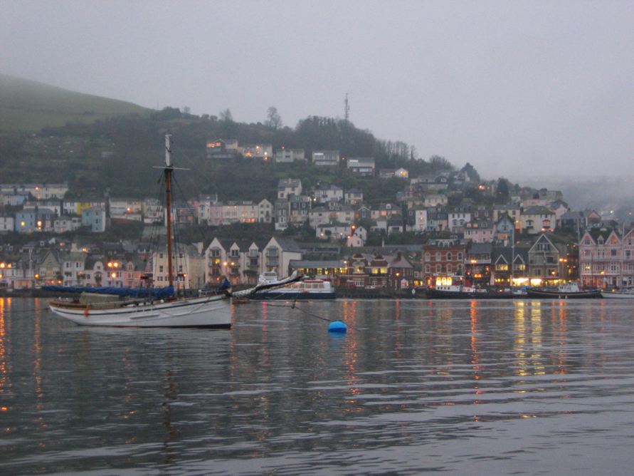 Dartmouth, from dock in Kingswear, England