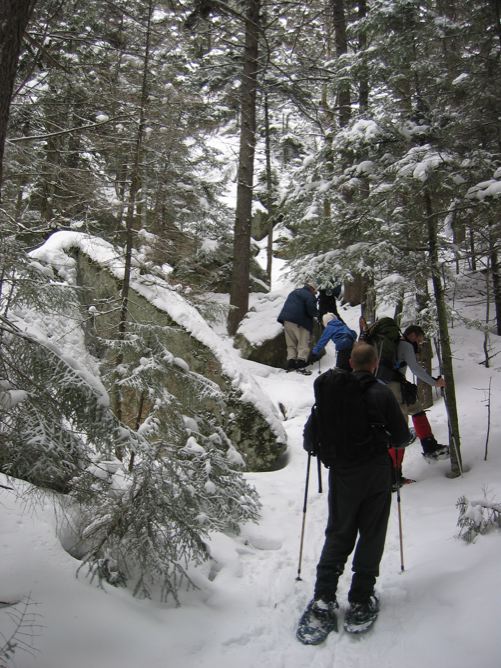 Snowshoeing the Webster-Jackson Trail, NH