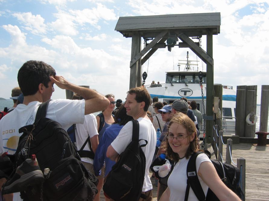 Back onto the ferry