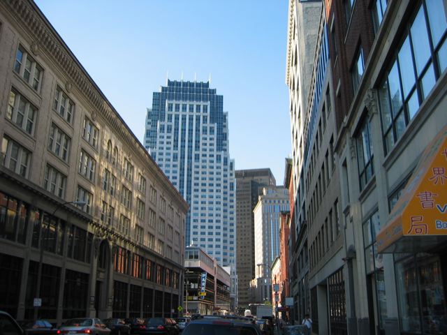 Random Boston picture, walking to the T