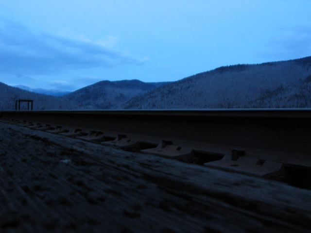 Mountain Railroad Track
