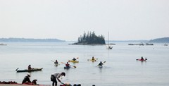 Kayakers set out
