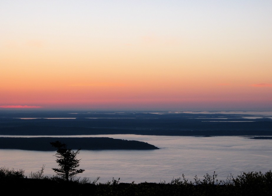 Before sunrise at Cadillac Mountain