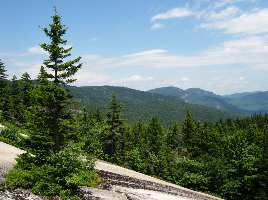 View from side of Baldface