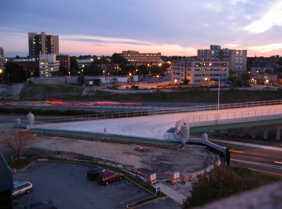 Point St. I-95 Overpass Construction