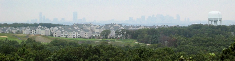 Toward Boston from the Blue Hills